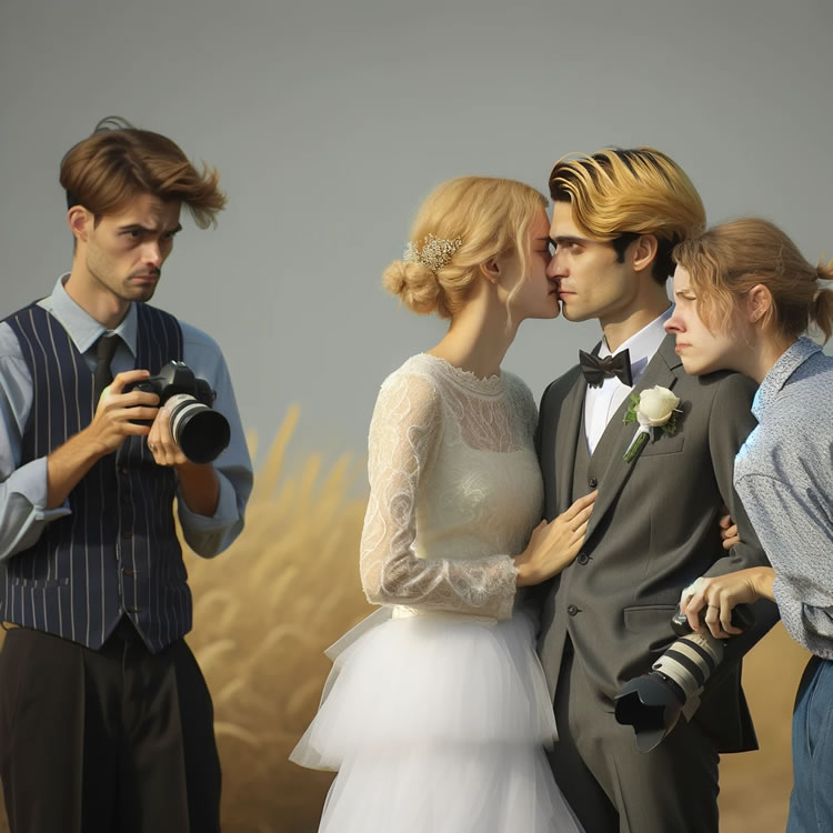 two wedding photographers